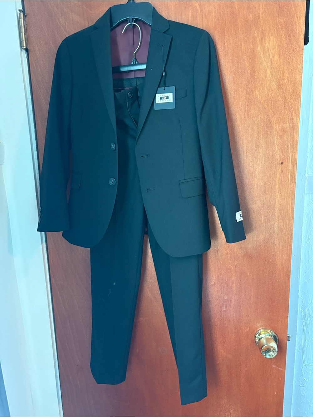 Joseph Abboud Black Two-Piece Suit - Notch Lapel